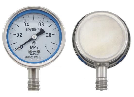 優質不銹鋼壓力表(品質保證)無錫泉君儀表 專業供應銷售